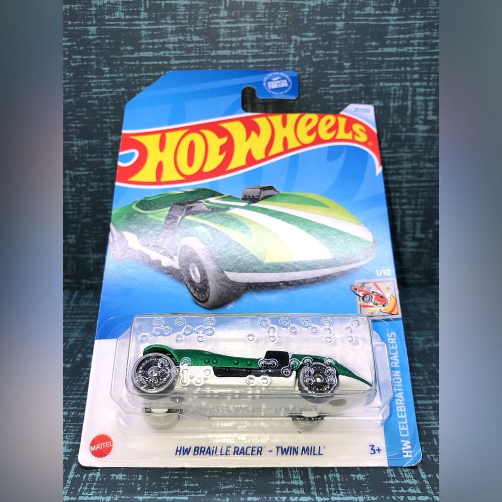 HOTWHEELS HW BRAILLE RACER - TWIN MILL HW CELEBRATION RACERS 1/10 27/250